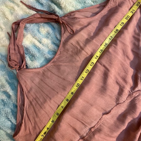 Free People Act Natural Shapeless Romper, old rose - Picture 7 of 12